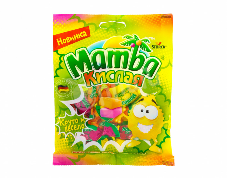 Жевательные конфеты кислые Mamba