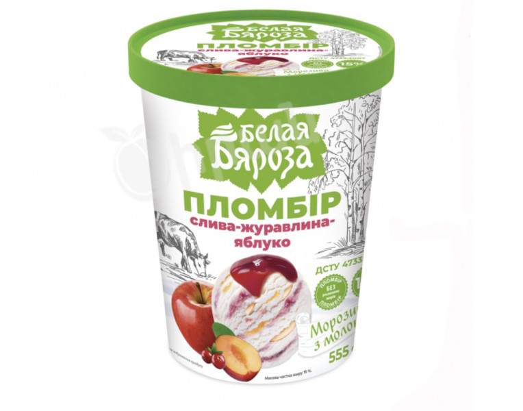 Ice Cream Plum-Cranberry-Apple Белая Бяроза