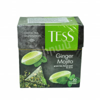 Green tea ginger mojito Tess