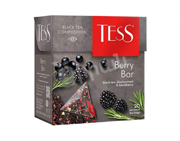 Black tea berry bar Tess