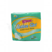 Pads with wings cotton cover Active Girl