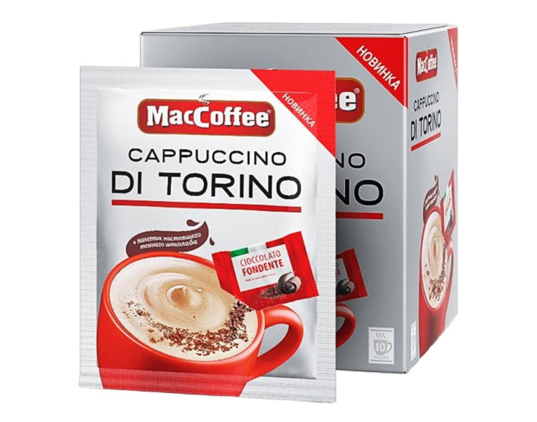 Напиток кофейный растворимый 3 в 1 капучино ди Торино Mac Coffee