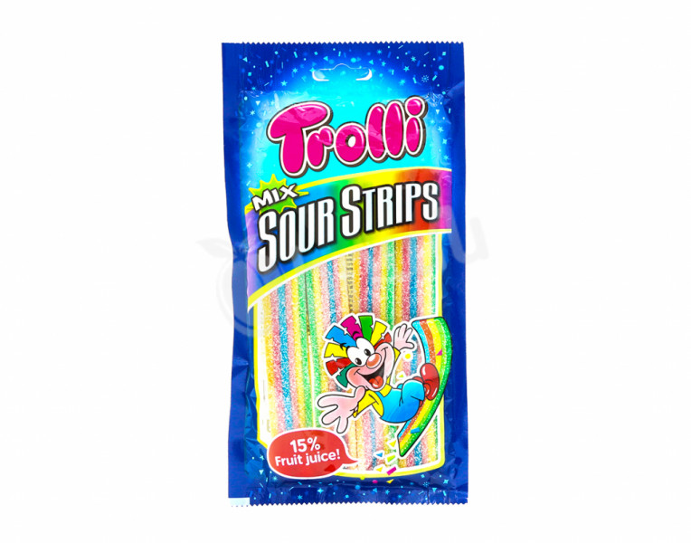 Gummy candies sour strips Trolli