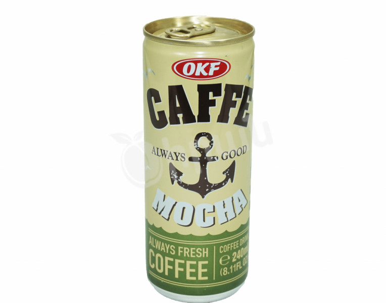 Ice coffee drink mocha caramel OKF
