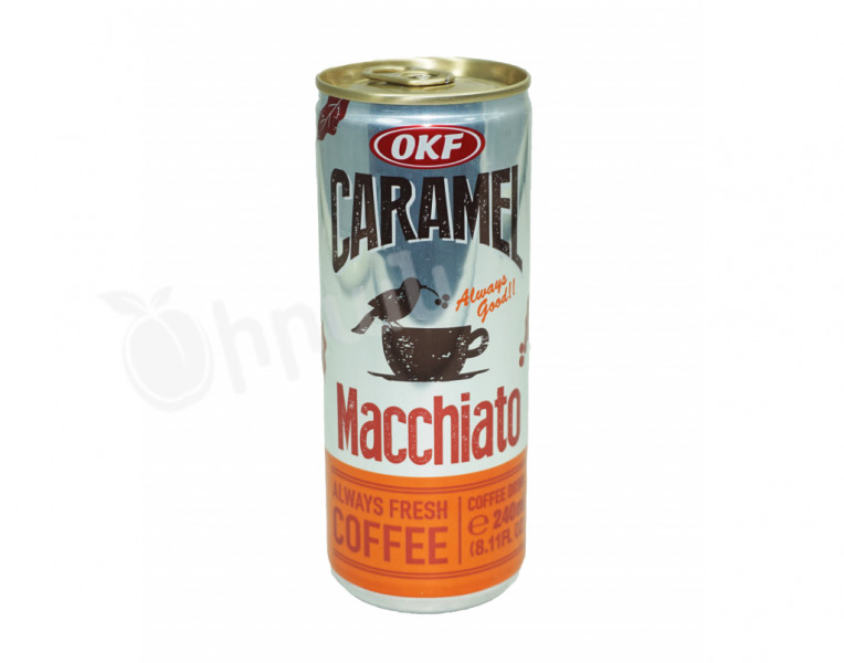 Холодный кофейный напиток макиато карамель OKF