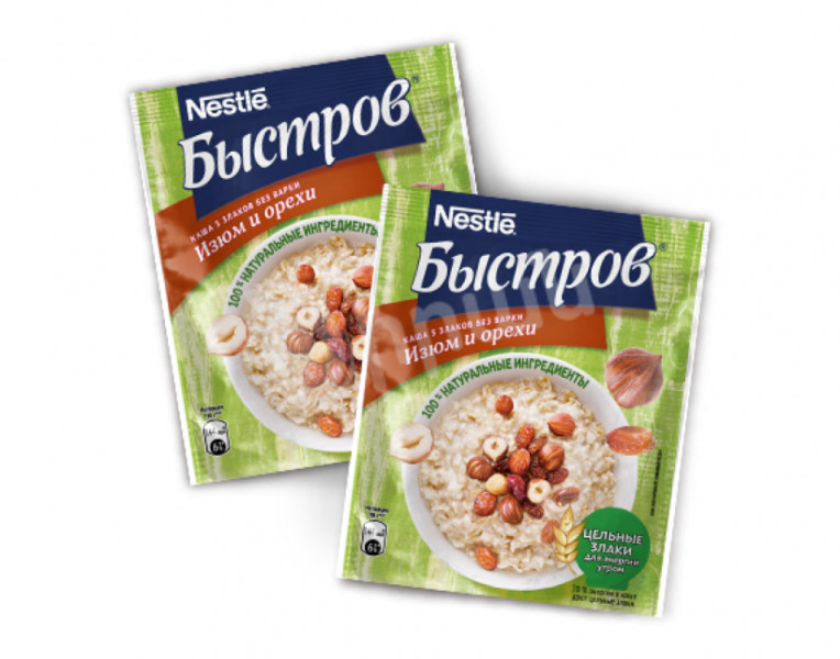 Porridge 5 cereals raisins and nuts Быстров