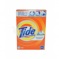 Laundry detergent alpine freshness aqua powder Tide
