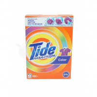 Laundry detergent for colored fabrics aqua powder Tide