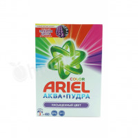 Washing powder for colored fabric Saturated color aqua-pudra Ariel