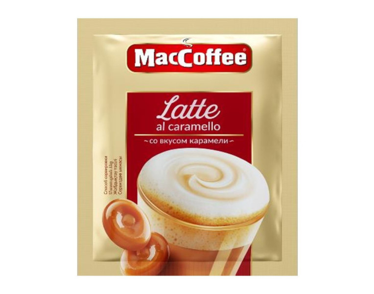 Instant coffee Latte with caramel flavor Mac Coffee