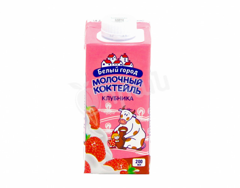 Milk Cocktail Strawberry Белый Город