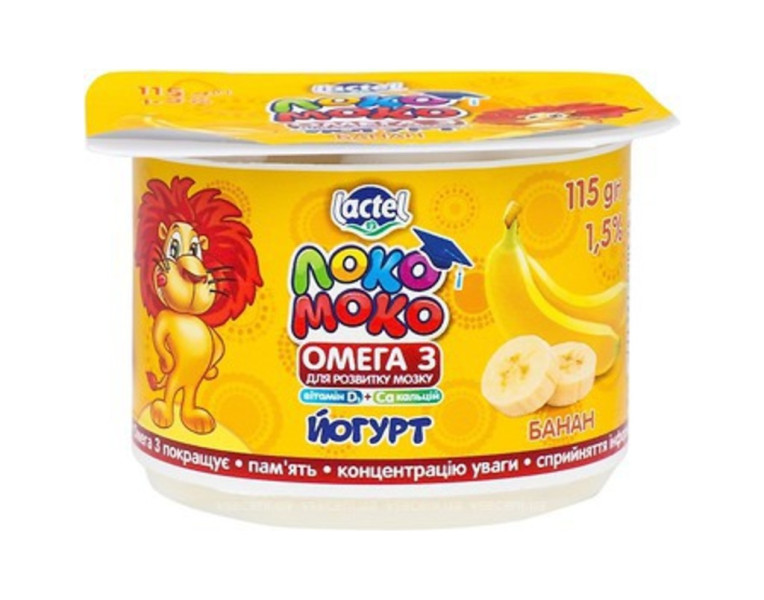 Yoghurt Lactel Loko Moko banana
