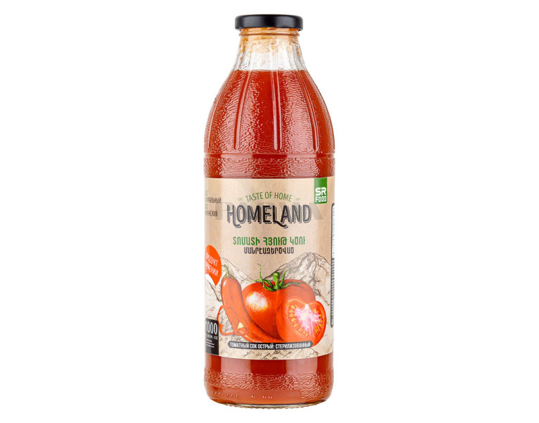 Сок томатный острый Хомленд