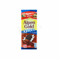Milk chocolate bar Oreo Alpen Gold