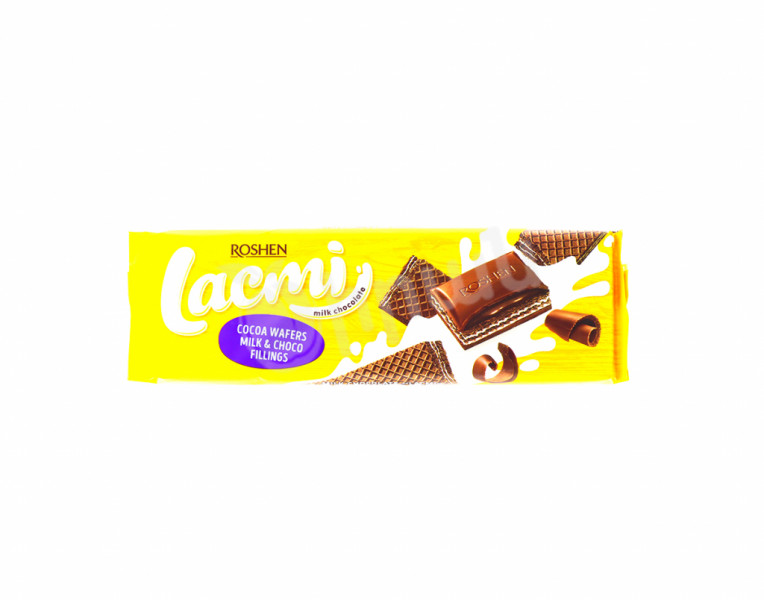 Կաթնային շոկոլադ վաֆլի և կաթնային միջուկ Lacmi Roshen