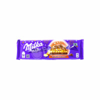 Шоколад молочный арахисовый карамель Milka