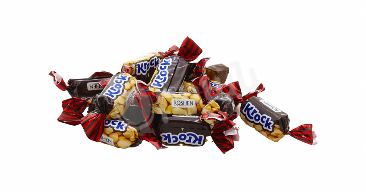 Ukrainian Sweets ROSHEN Milk Chocolate Candy "Krock"