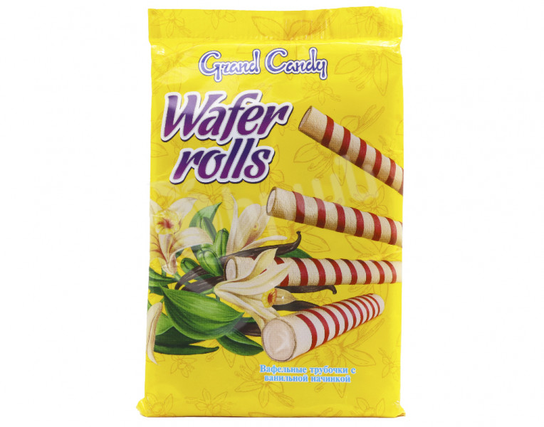 Wafer rolls with vanilla filling Grand Candy