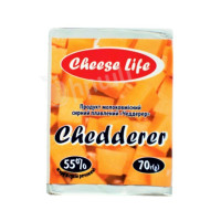 Сыр плавленый молочный Чеддер Cheese Life