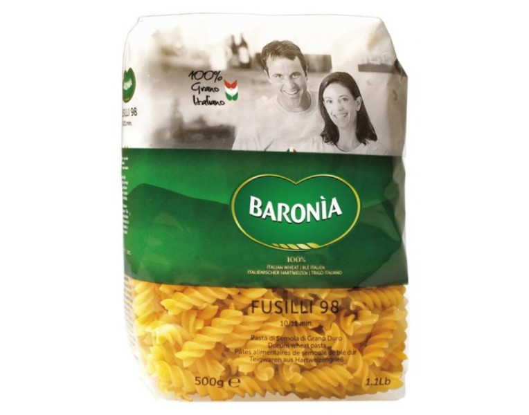 Макароны Фузилли Baronia