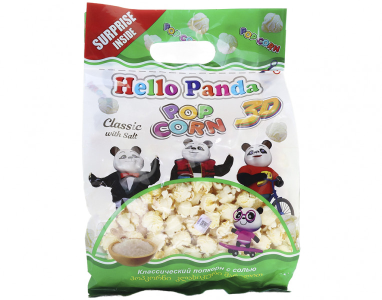 Popcorn with salt Hello Panda 3D