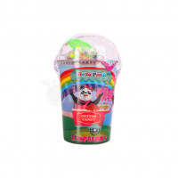 Candy cotton with raspberry flavor Hello Panda 3D