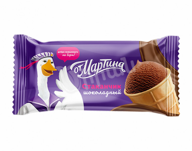Мороженое Стаканчик Шоколадный  От Мартина
