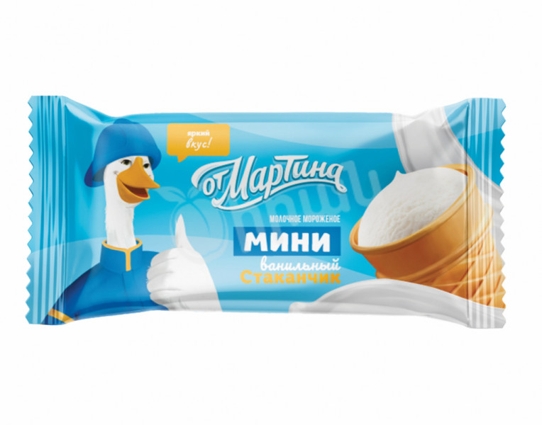 Мороженое Стаканчик Ванильный Мини От Мартина
