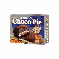 Печенье с темной карамелью Choco Pie Orion