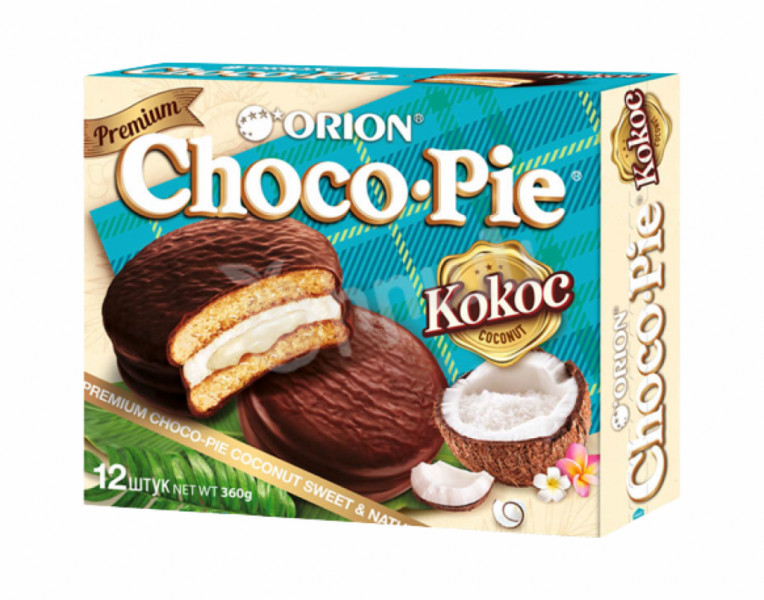 Печенье кокосовое Choco-Pie Orion