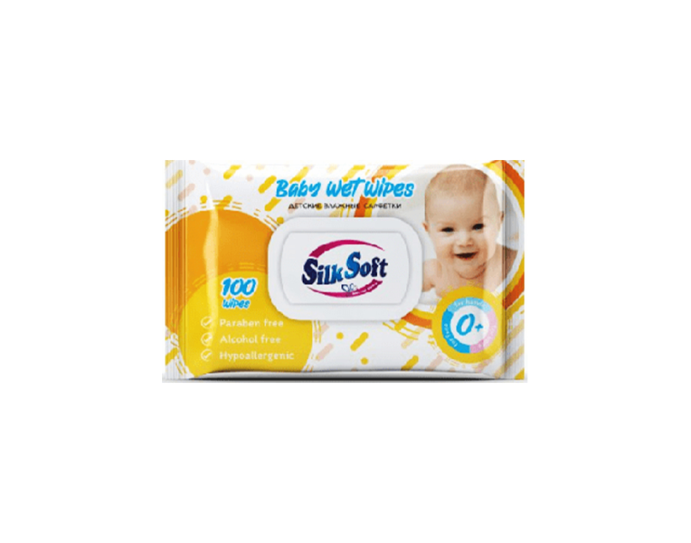 Wet wipes baby Silk Soft