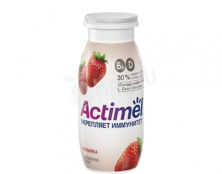 Кисломолочный продукт клубника Actimel