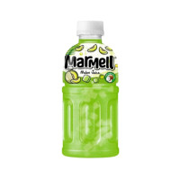 Non-carbonated drink with pieces of coconut jelly with melon flavor Marmell