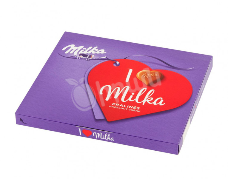 Плитка из молочного шоколада с ореховой начинкой Milka