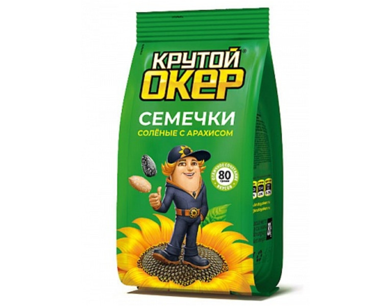 Salted seeds with peanuts Крутой Окер
