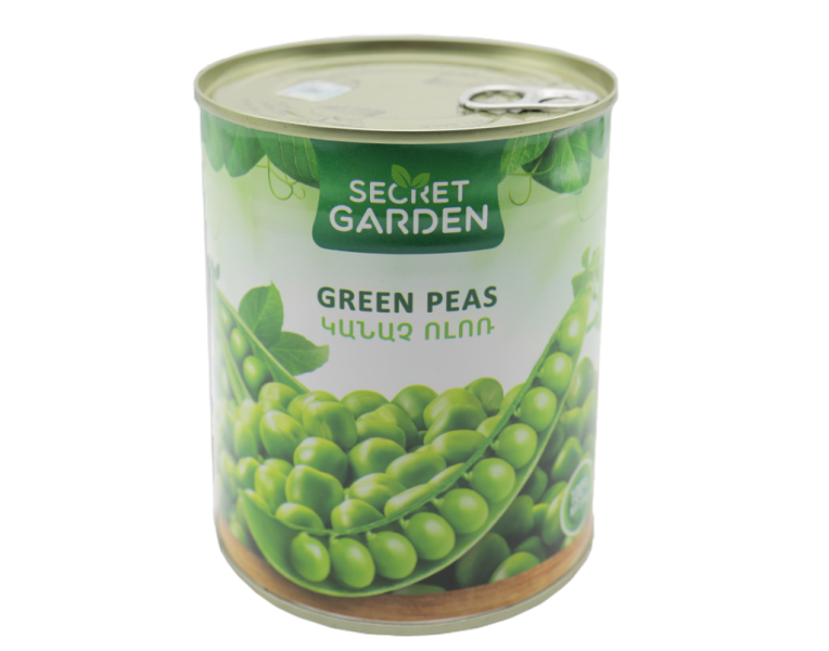 Canned green peas Secret Garden