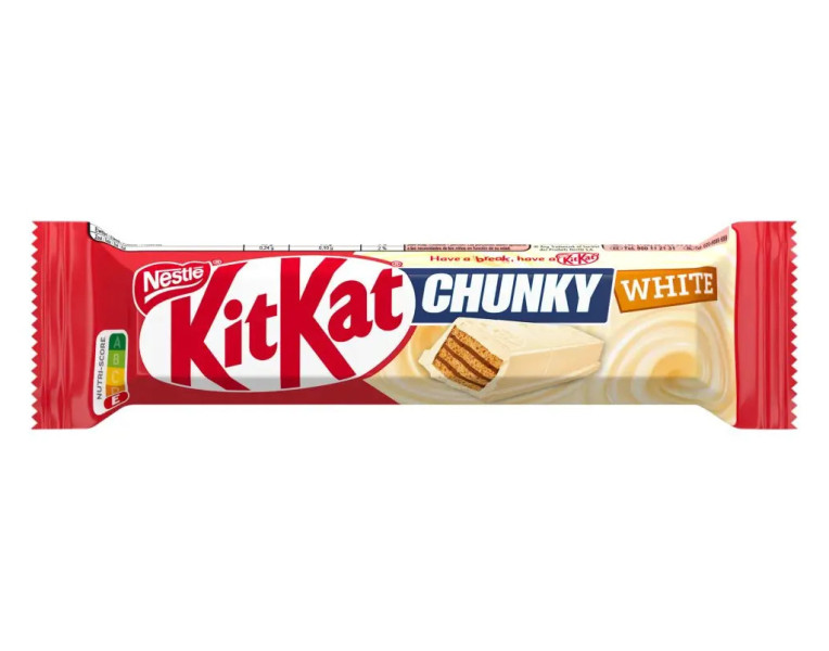 Белый шоколад с хрустящими вафлями Chunky Kit Kat