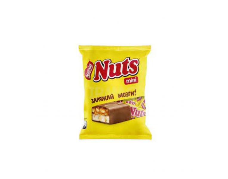 Шоколадный батон с фундуком и арахисом Nuts