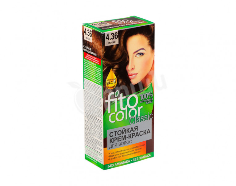 Hair cream-color mokko 4.36 Fito Color