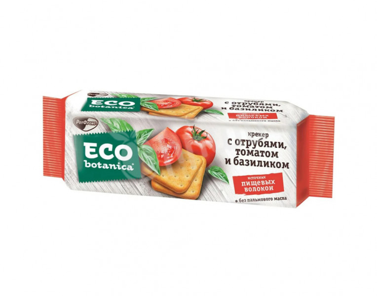 Cracker with bran, tomato and basil ECO botanica