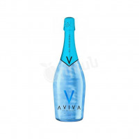 Sparkling wine with shimmering particles Blue Sky Aviva
