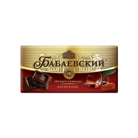 Шоколадная плитка фирменный темный шоколад Бабаевский