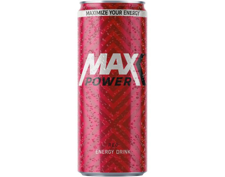 Energetic drink red Max Power