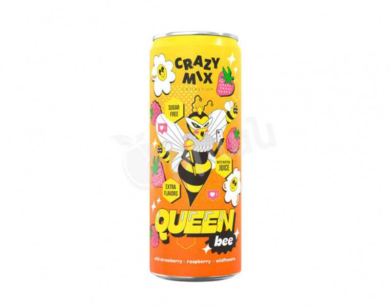 Напиток сильногазированный Queen bee Crazy Mix