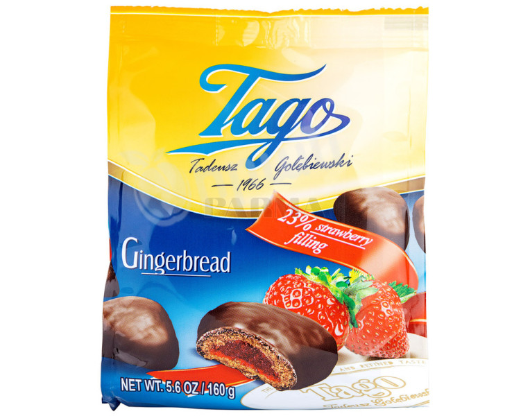 Gingerbread with strawberry filling Tago