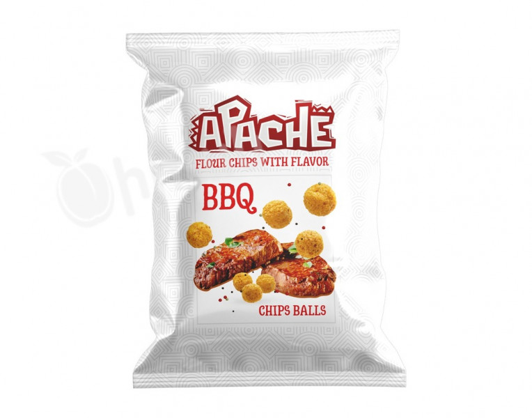 Flour chips with barbeque flavor Apache
