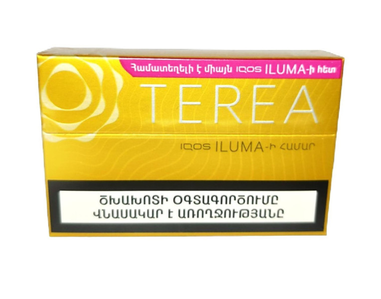 Heated tobacco sticks for  IQOS Iluma Yellow Terea