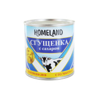 Condensed milk with sugar Homeland