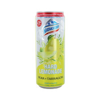 Drink based on beer with pear and tarragon flavor Natakhtari