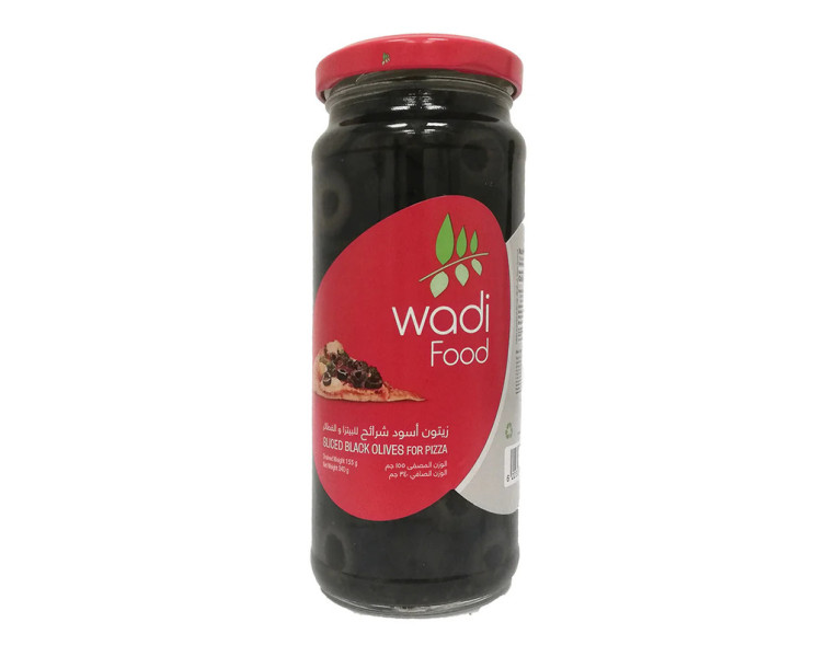 Оливки черные нарезанные Wadi Food